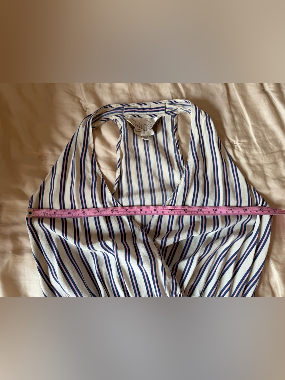 Rory Beca Silk Deep V-Neck Mini Dress Size XS- perfect for vacation or cruise! - Picture 6 of 8